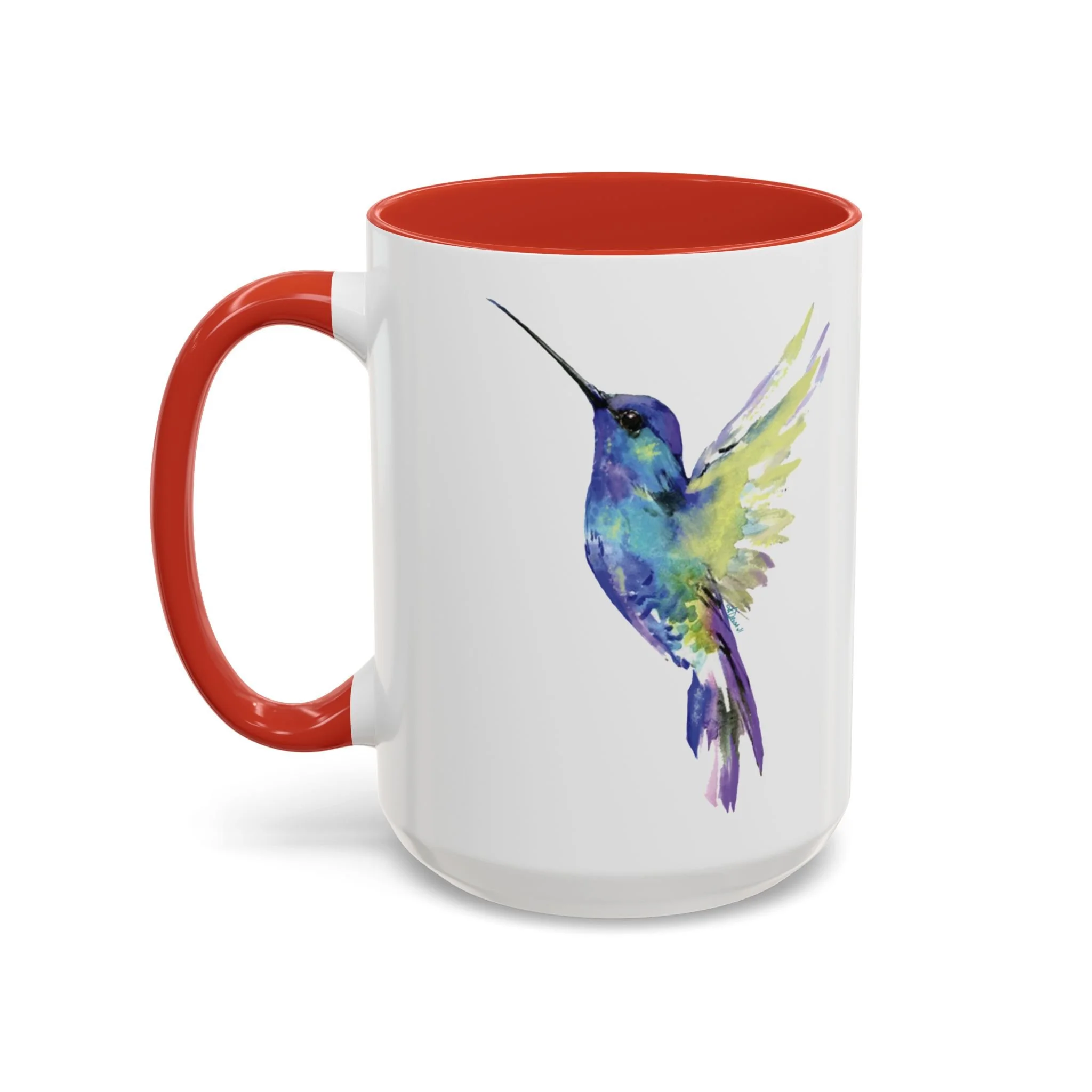 Hummingbird Two Tone Ceramic Mugs
