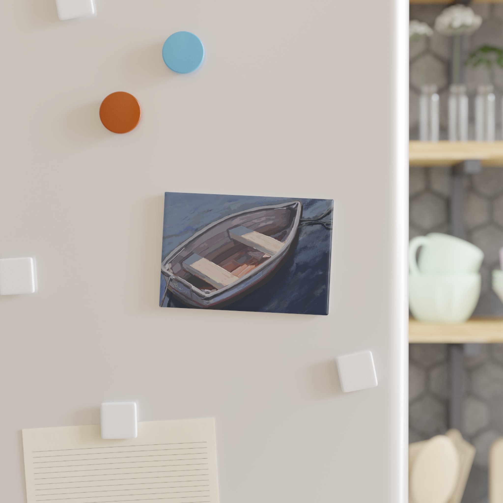 Metal Aluminum 2" x 3" Boat magnet