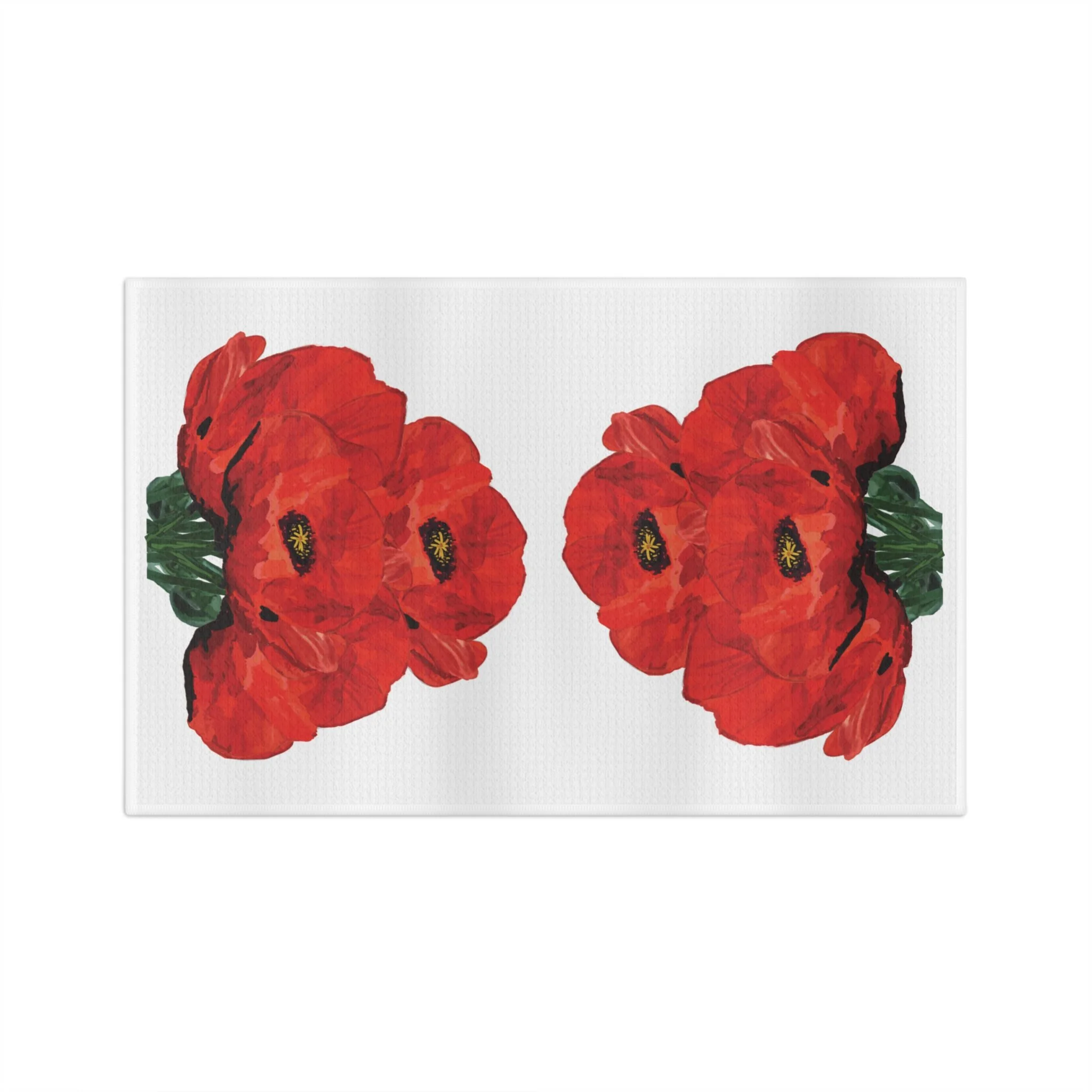 Poppy Microfiber Waffle Kitchen Towel