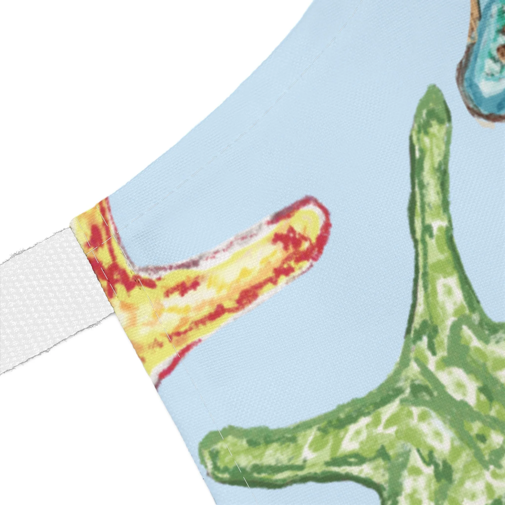 Colorful Starfish Apron with Color Straps - Perfect for Cooking and BBQs