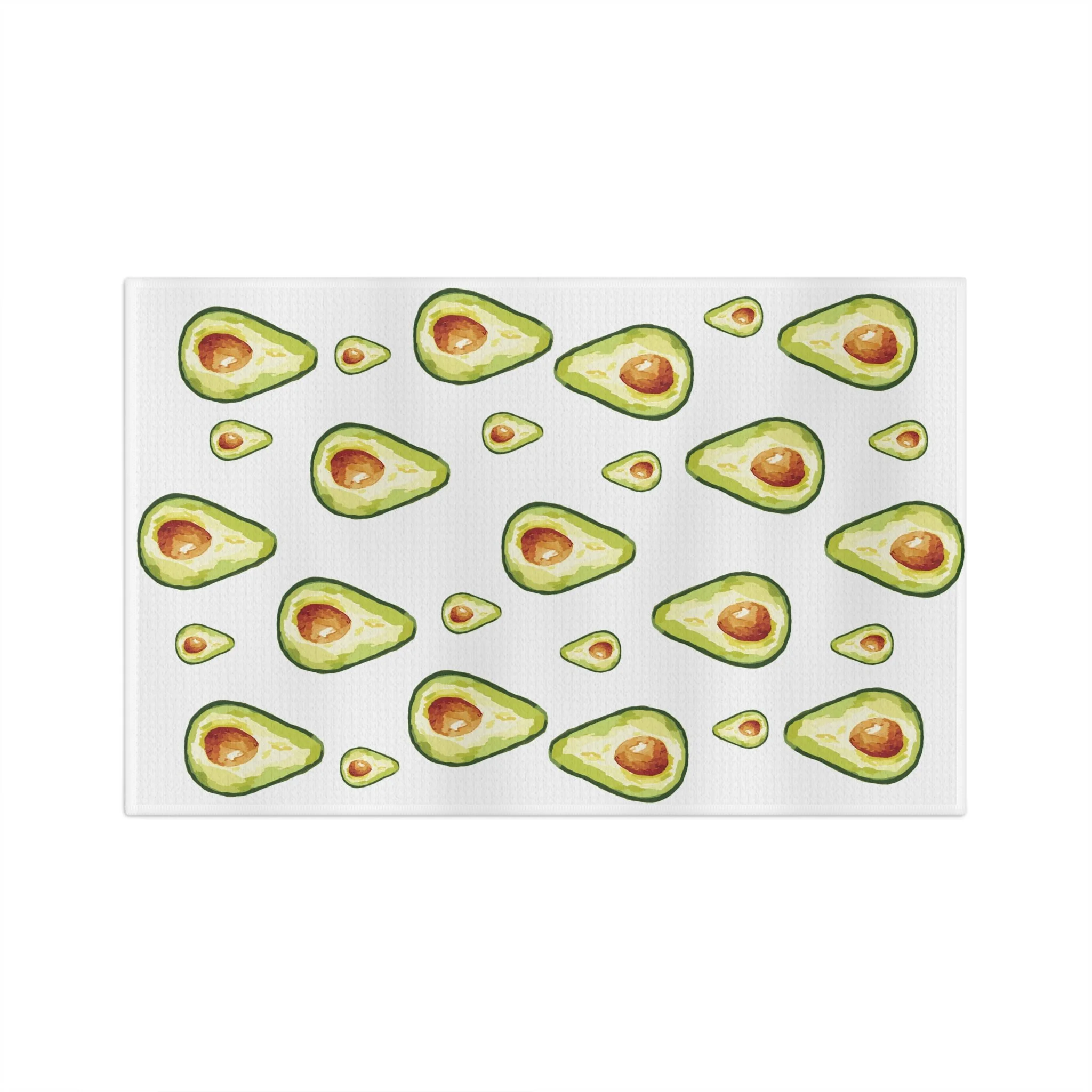 Avocado Microfiber Waffle Kitchen Dish Hand Towel 16" x 25"