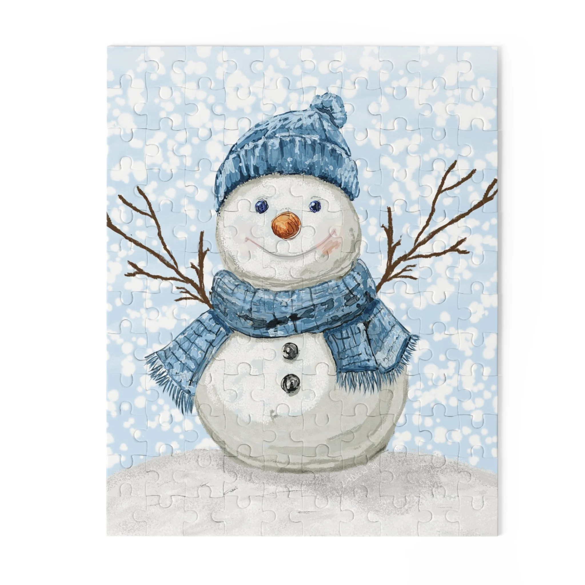 Winter Snowman Jigsaw Puzzles