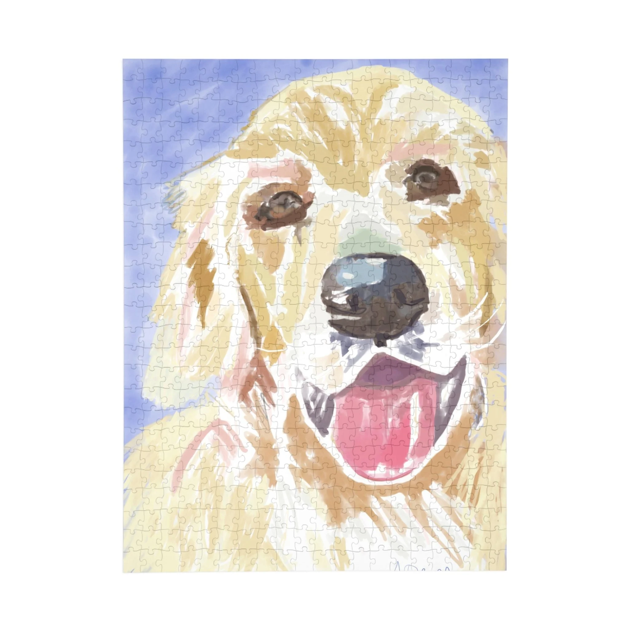 Golden Retriever Jigsaw Puzzles 500 pieces