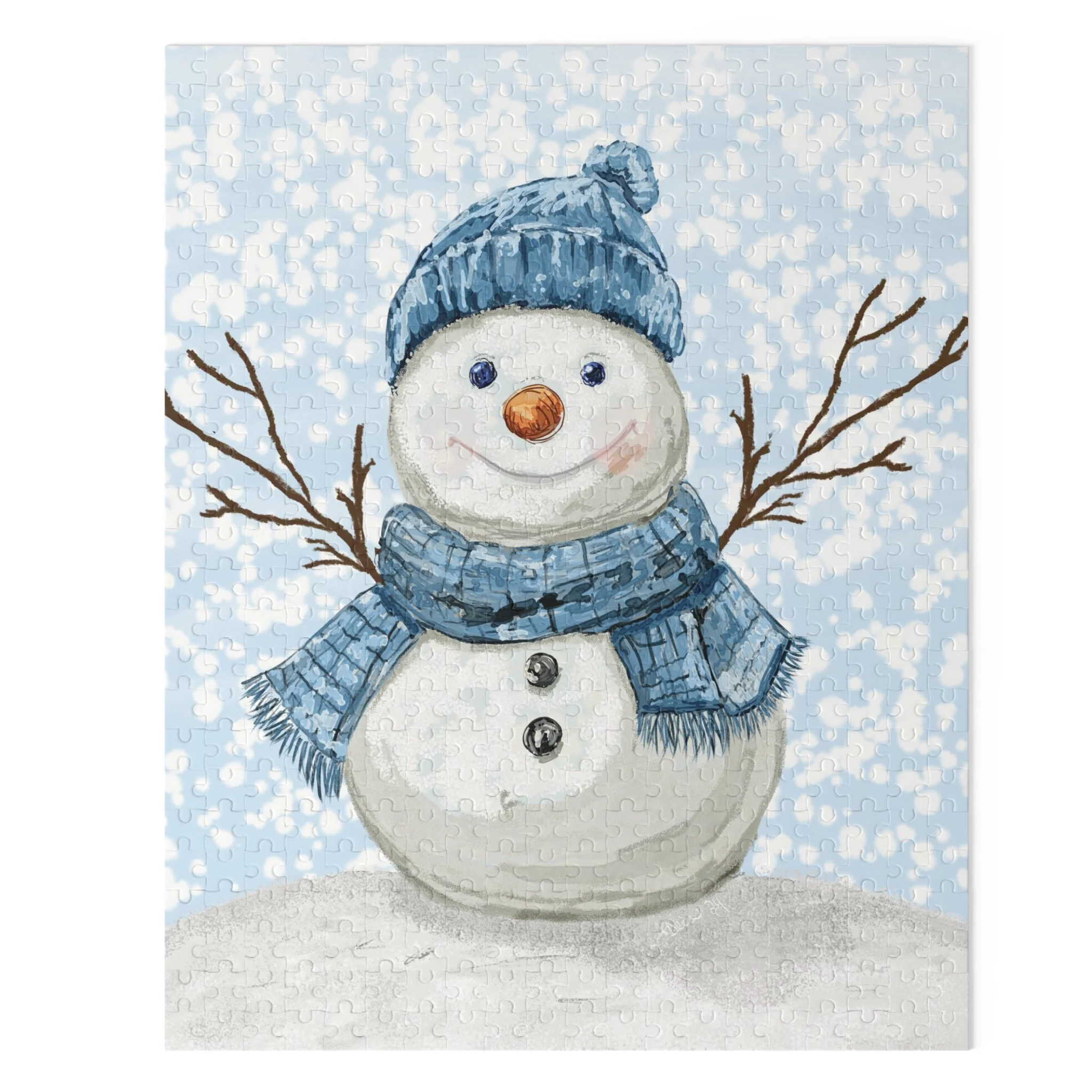 snowman jigsaw puzzle 500 piece