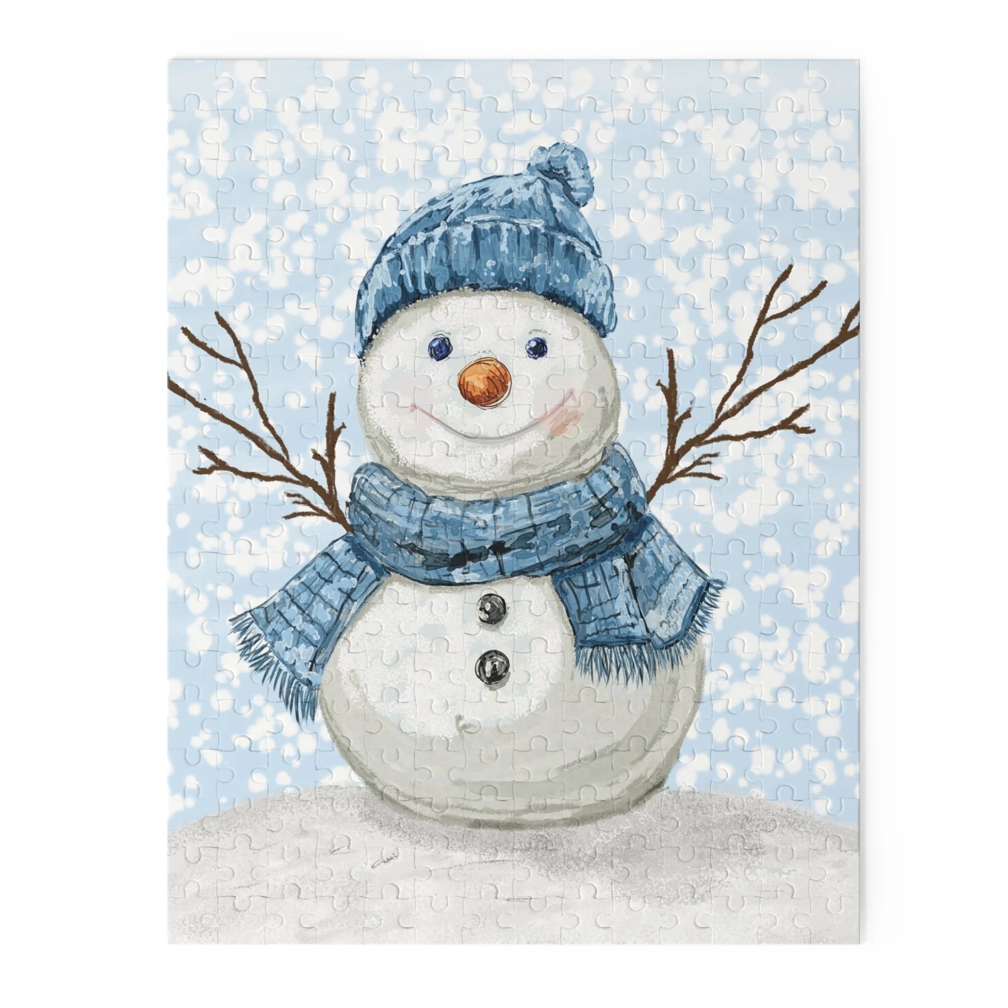 snowman jigsaw puzzle 252 piece