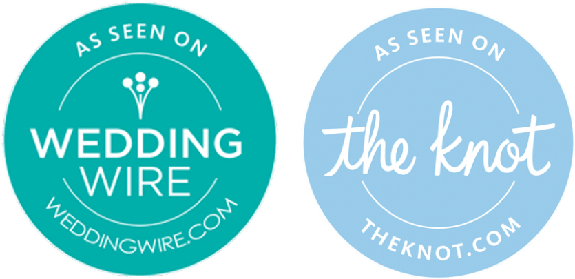 as seen on Wedding Wire and The Knot