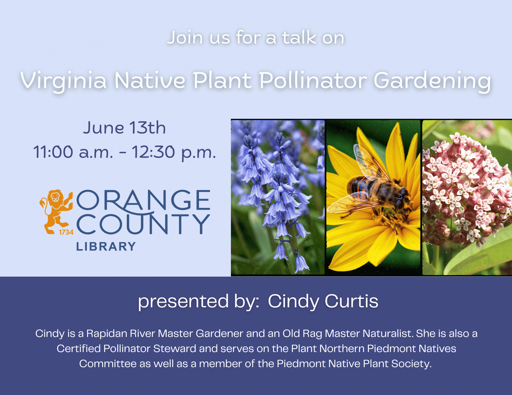 Native Plant and Pollinator Gardening Talk