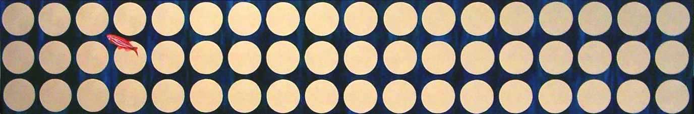 Red Fish, 72x12, Oil.jpg