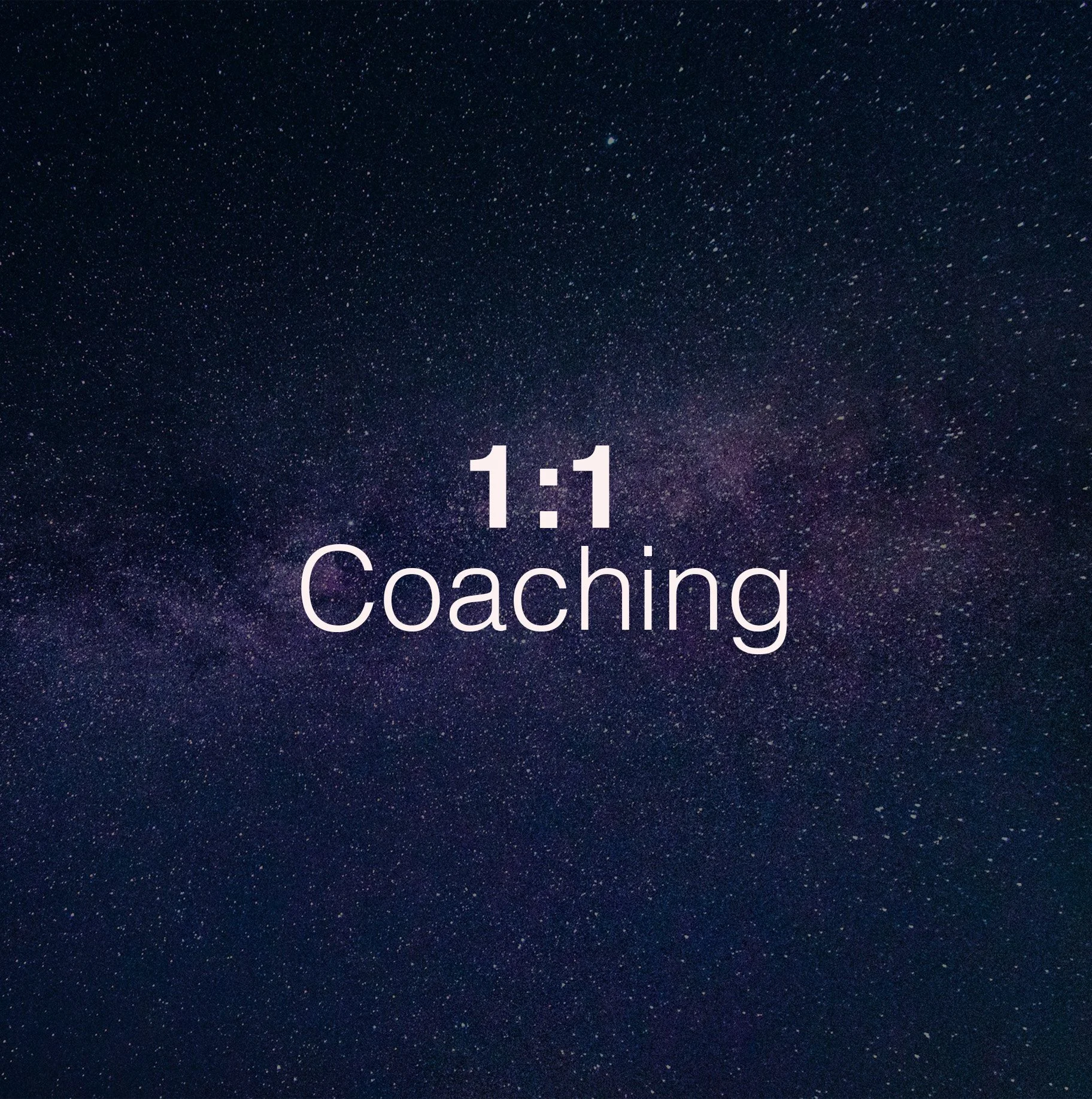 1:1 Coaching