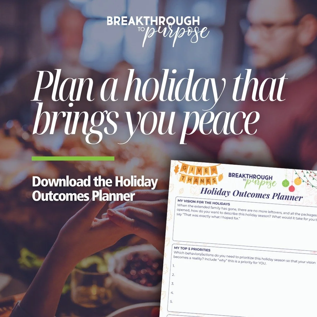The holidays don&rsquo;t have to feel rushed, reactive, or overwhelming. Our free Holiday Outcomes Planner guides you to name what you actually want this season to look like&mdash;and build a simple plan to make it happen. 
Grab it today from our web