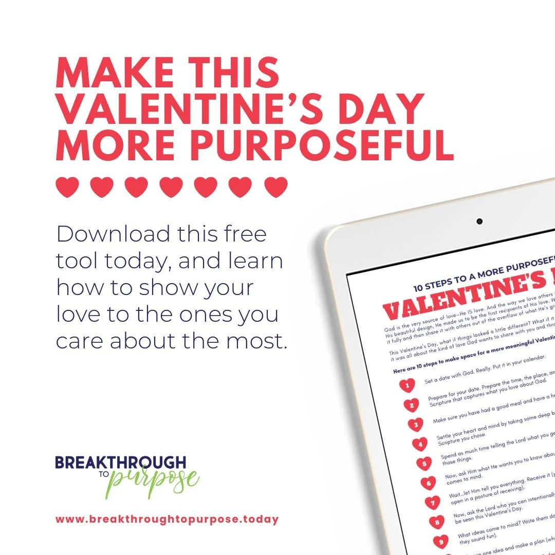 What if you got to choose how you want your Valentine's Day to feel? 
Good news; you do!

This free Valentine&rsquo;s Day guide is an invitation to slow down, receive God&rsquo;s love, and let it reshape how you love others&mdash;without pressure or 