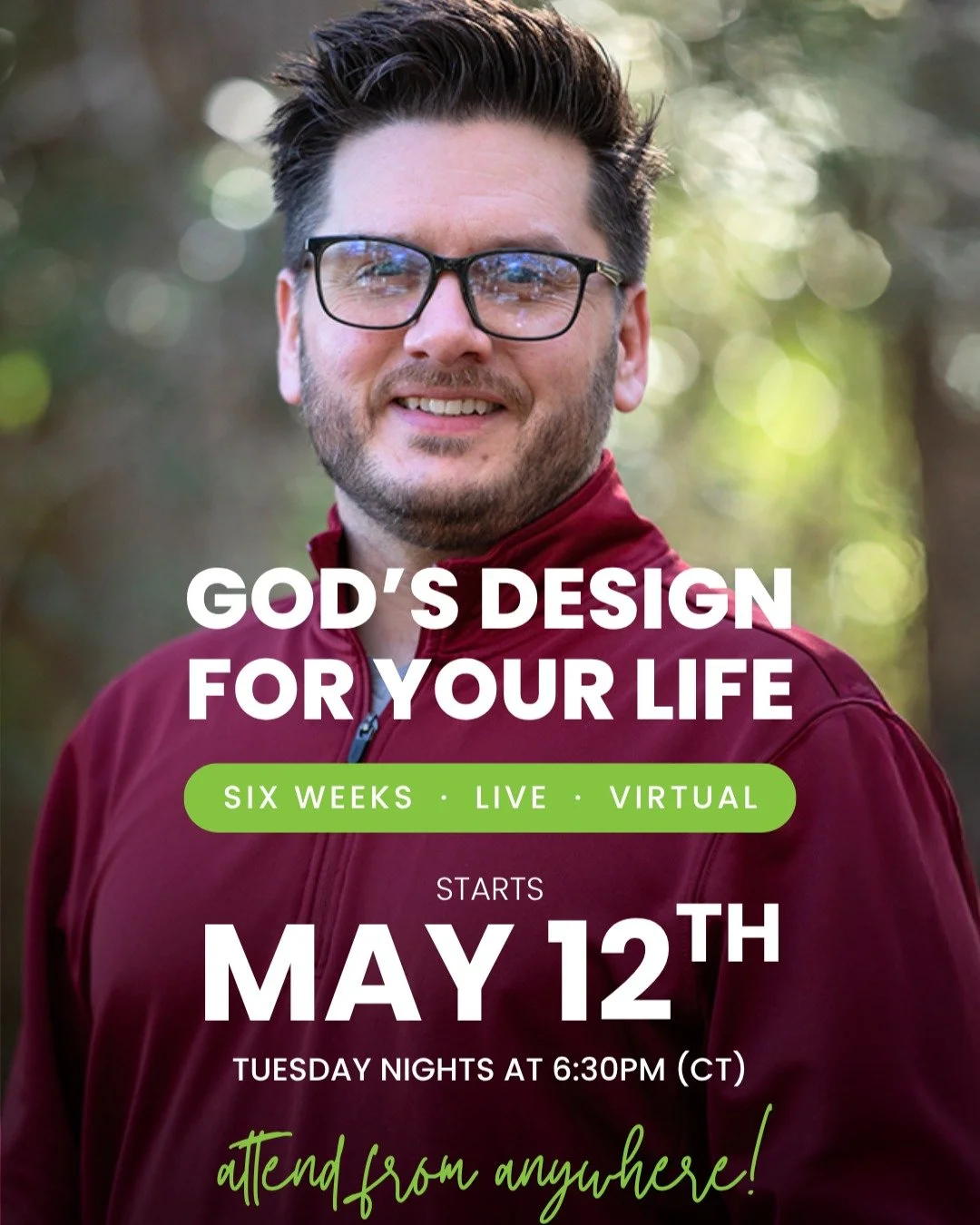 God&rsquo;s Design for Your Life is a 6-week live online experience designed to help you move from confusion to clarity by aligning your life with God&rsquo;s purpose.

If you&rsquo;ve been overthinking your next step, feeling out of alignment, or lo