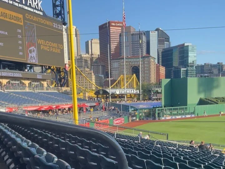First Pirates game in the books! I had a blast going with the best school @rtbinstitute!