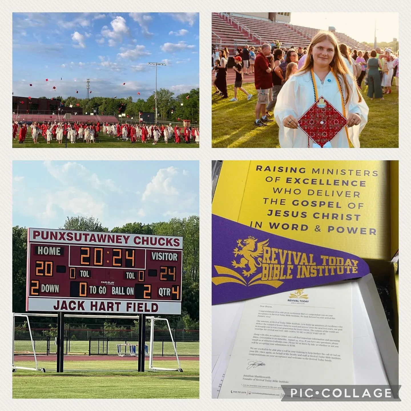 I did it!!! 
Thank you to everyone who has been supportive and made my high school years great! Bye PAHS, Hello RTBI!