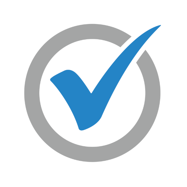 Coche avec un grand cercle gris et un coche bleu à l'intérieur.