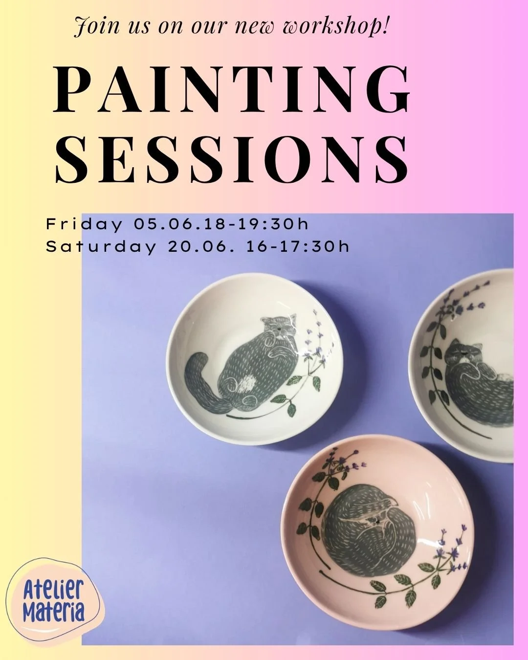 Porcelain Painting Sessions