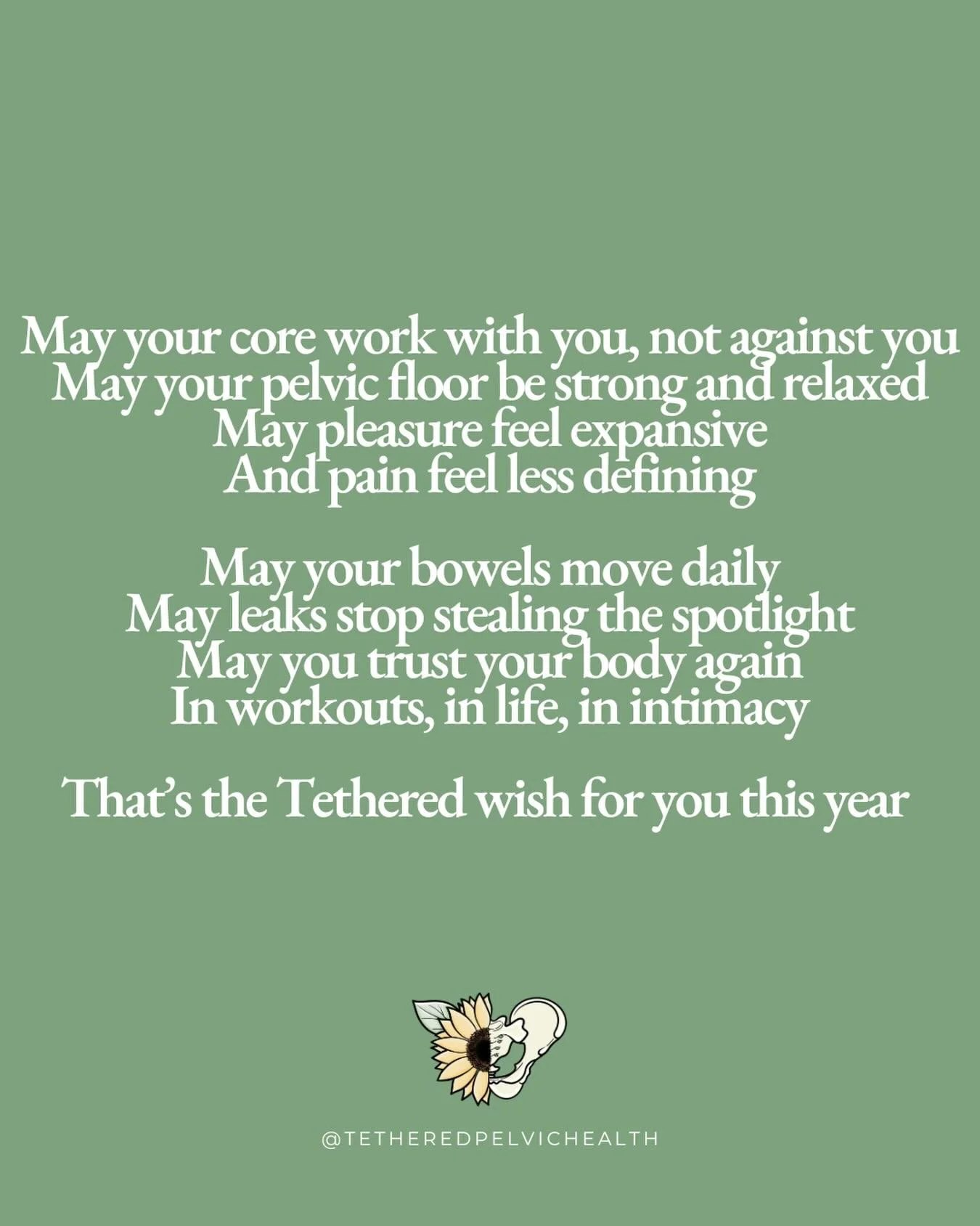 Strong doesn&rsquo;t have to mean tense
Support doesn&rsquo;t have to mean gripping

This year, we wish you a body that works with you
Not against you
In workouts, daily life, and intimacy

That&rsquo;s the Tethered wish 🌻