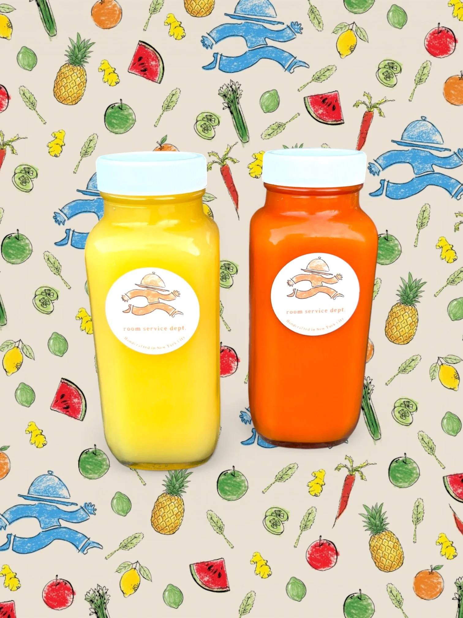 Two Cold-Pressed Juices