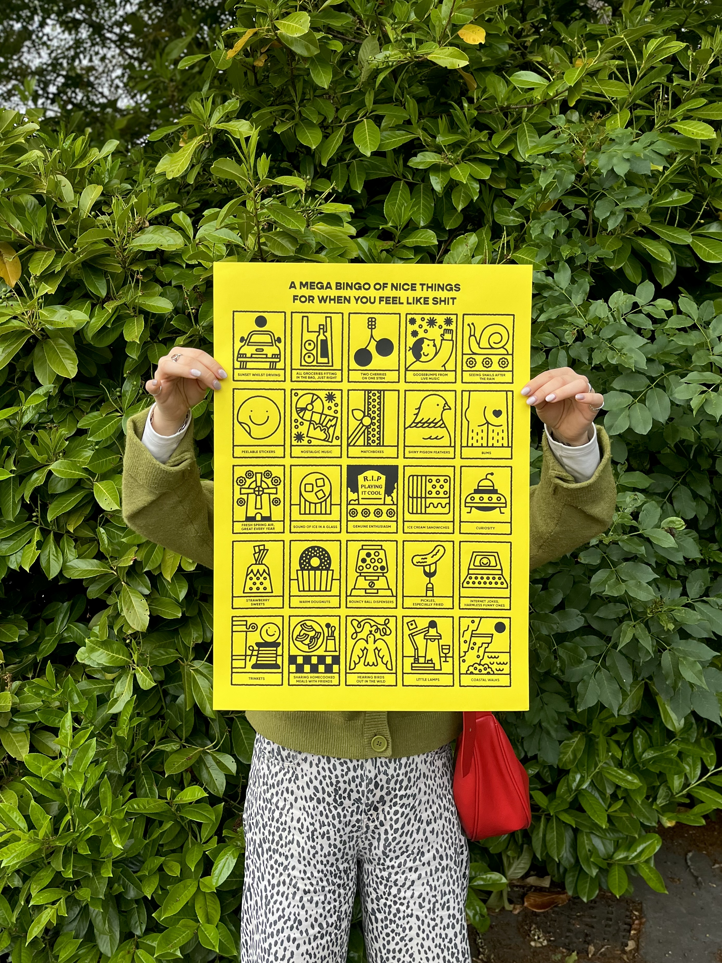 BINGO [Yellow, Print]