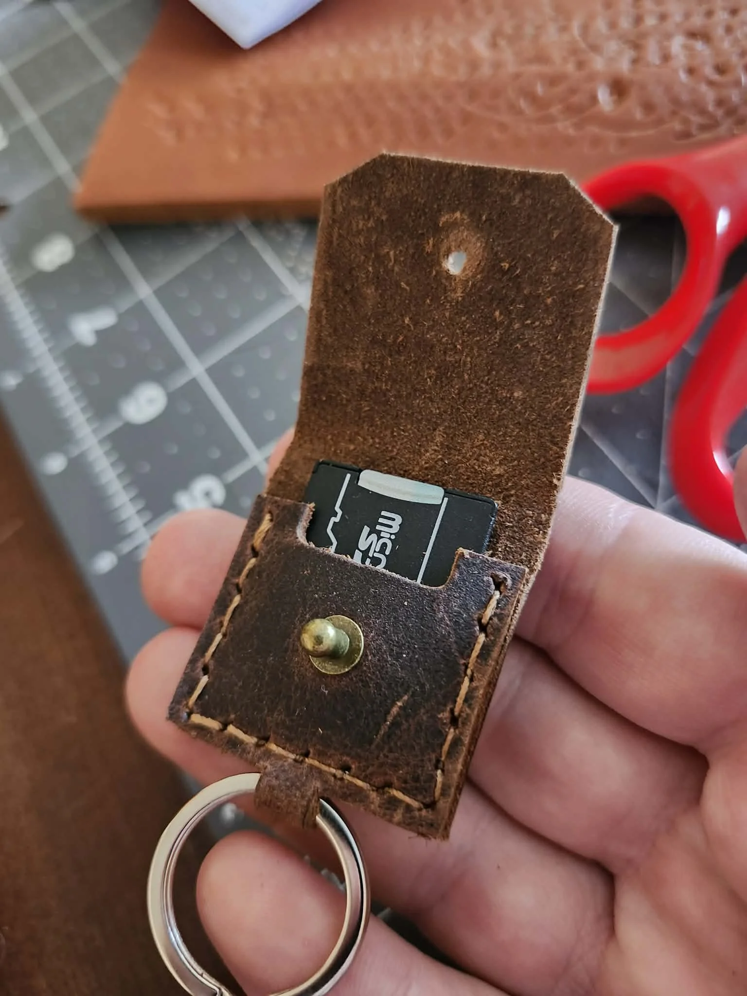 SD Card Keychain