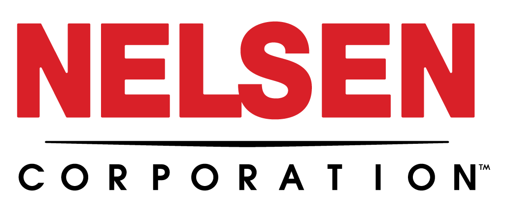 The NELSON logo in red and black, featuring the word 'NELSON' with a stylized 'O' in the logo.