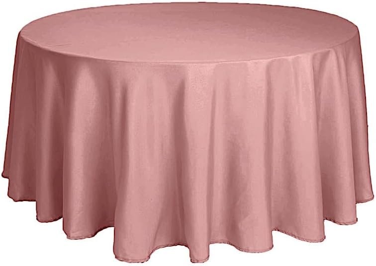 120" Dusty Pink Tablecloth $15