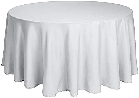 120" White Tablecloth $15