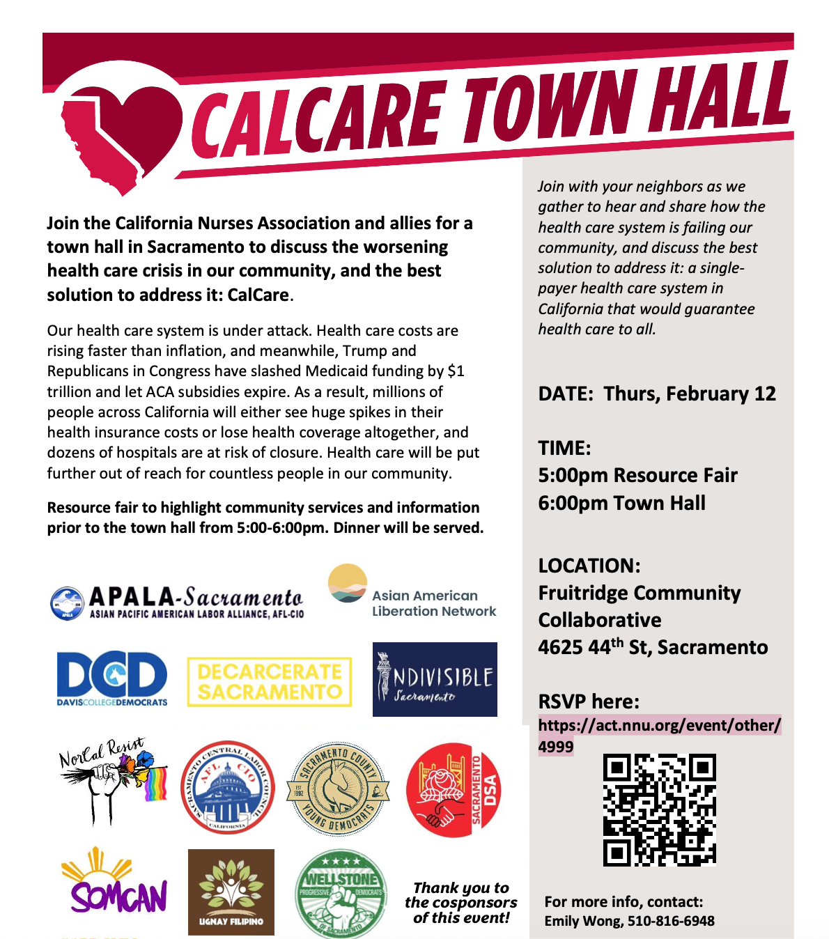 CalCare Town Hall