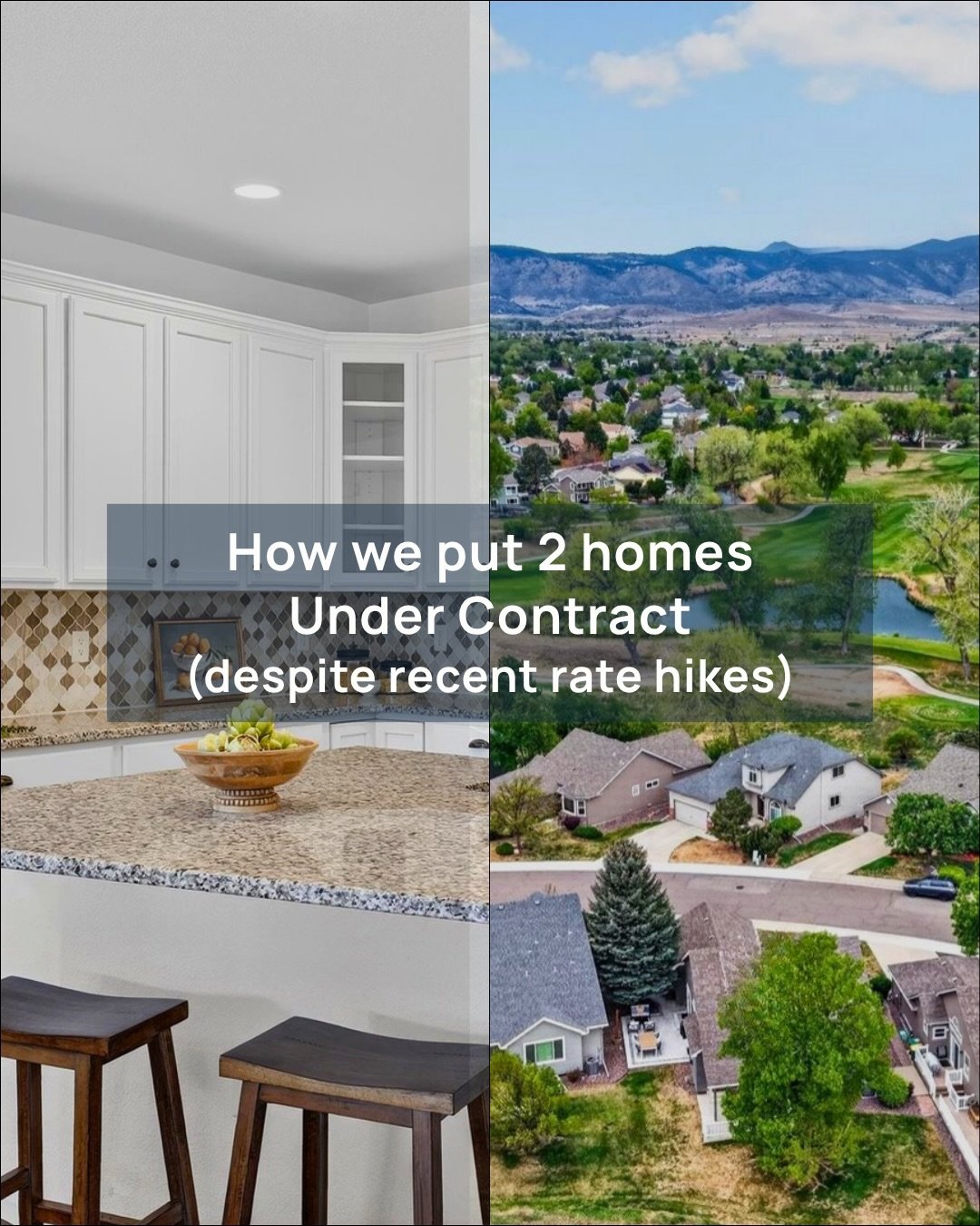 Two listings. Two contracts. Both in a market a lot of sellers are still sitting out.

I&rsquo;m not going to tell you this market is easy, because it&rsquo;s not. Buyers are more selective, rates are higher, and homes that aren&rsquo;t prepared or p