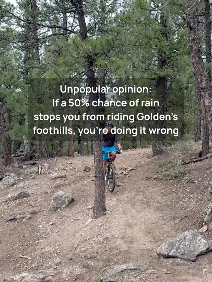 A rainy forecast in Golden is actually a green light.
Most people see a gray icon on their app and give up. But if you actually drive up into the foothills, the clouds break, the sun comes out, and the busiest trails in town are suddenly a ghost town