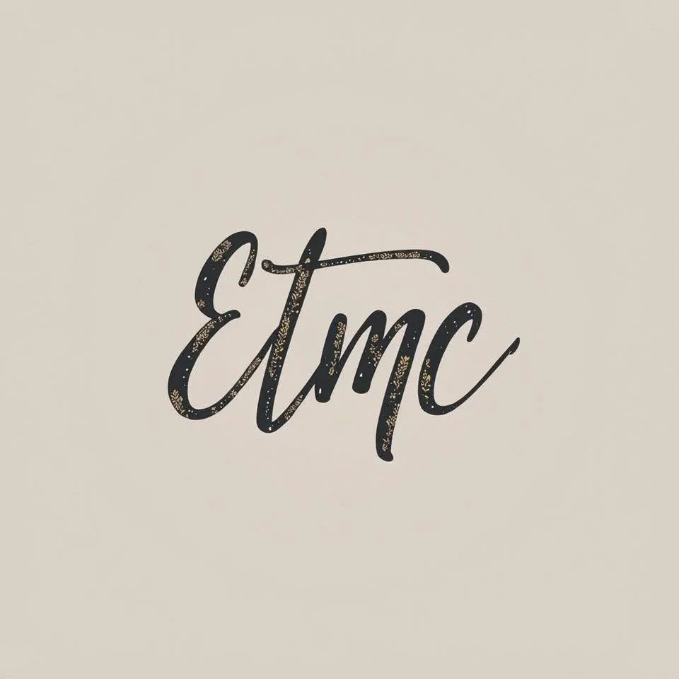 The word 'Etmac' written in black cursive on a plain light background.