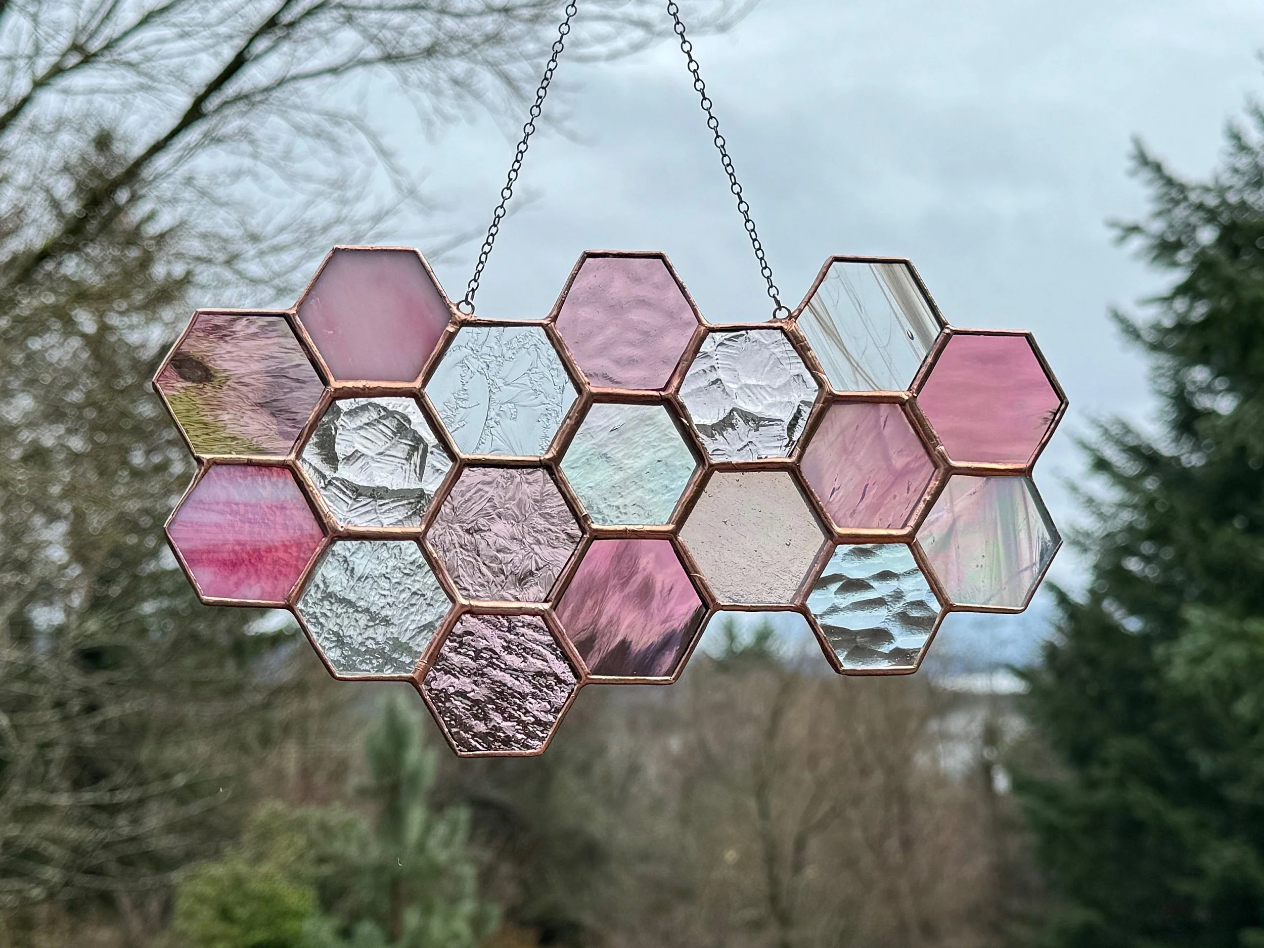 CUSTOM Honeycomb Suncatcher