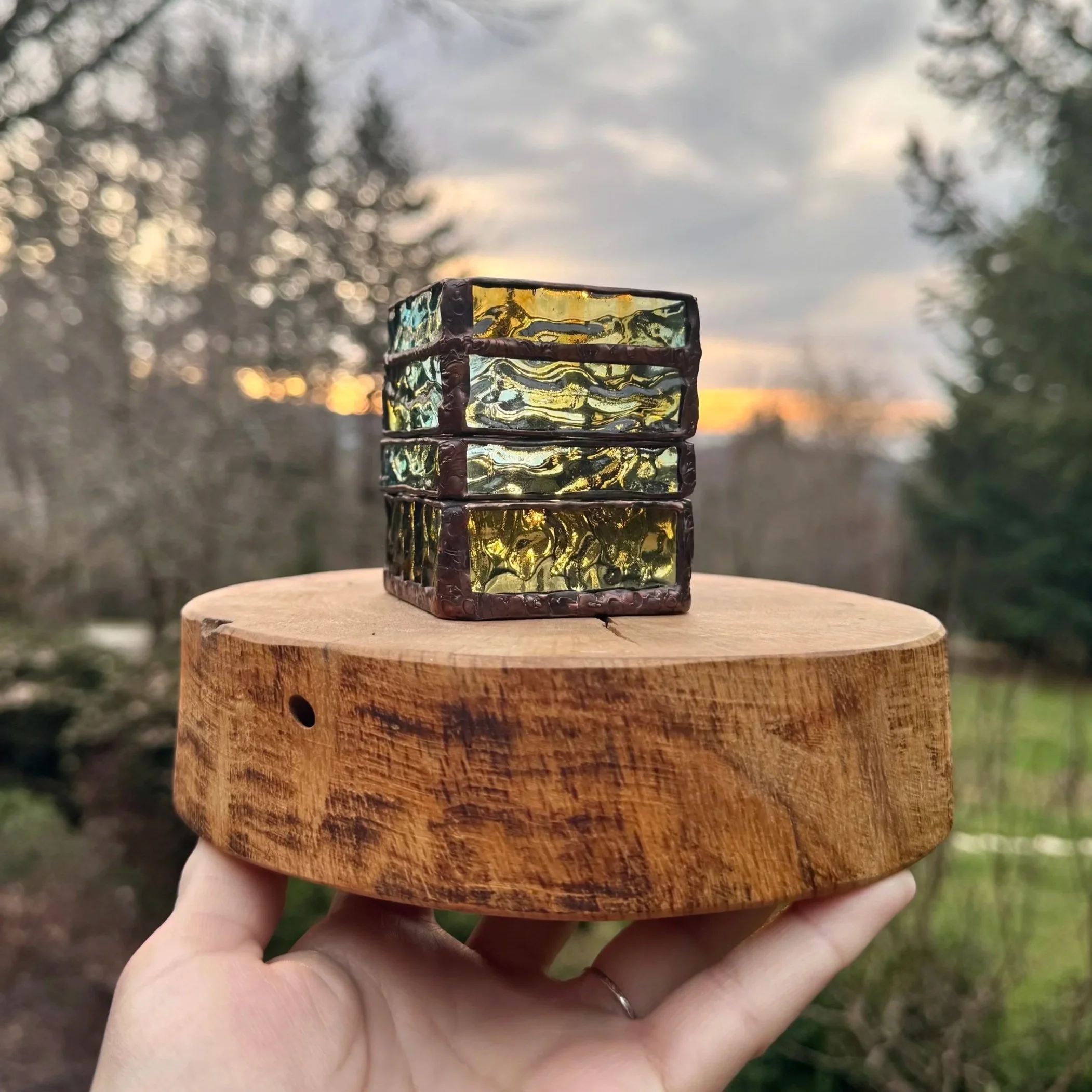 Forest Amber Votive