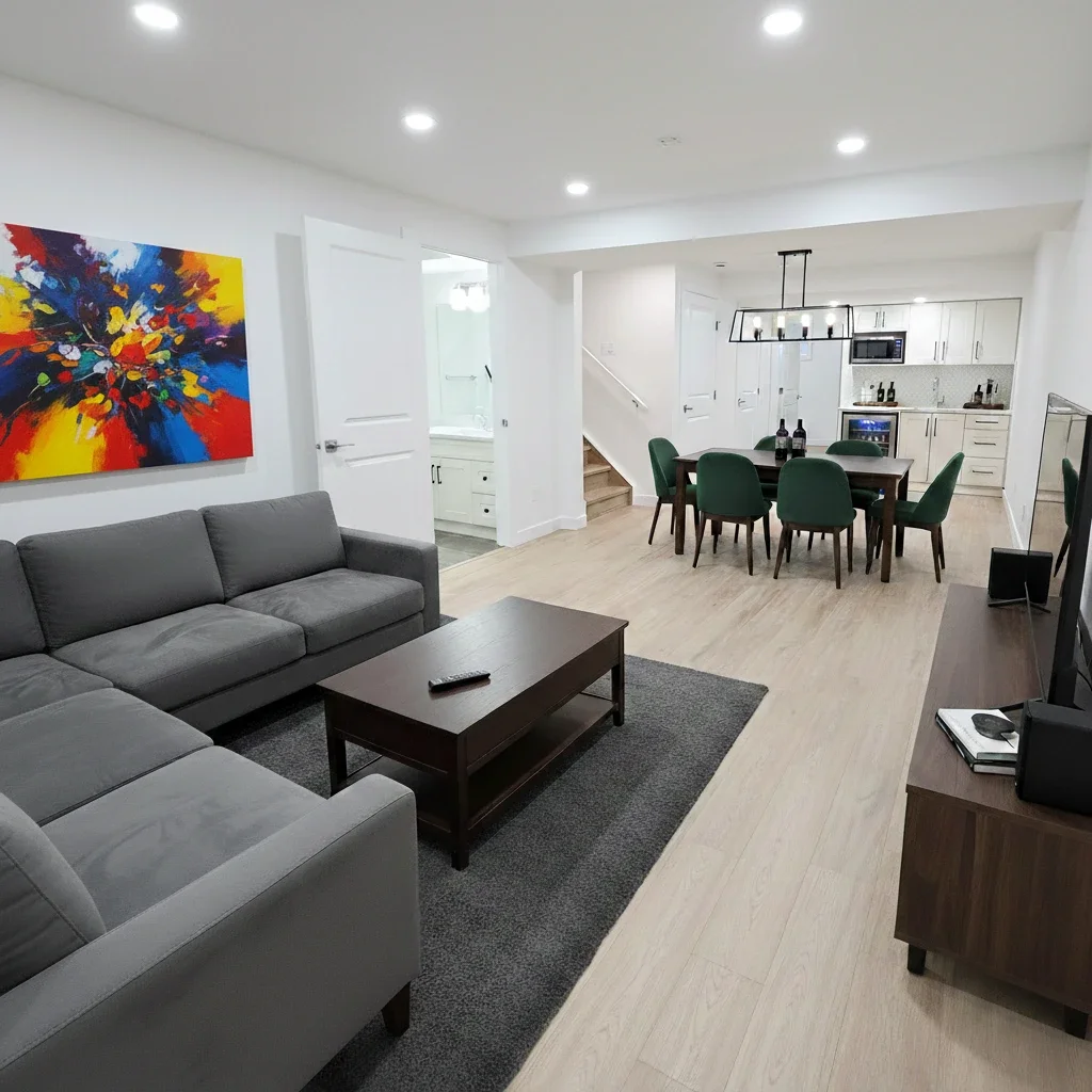 Evanston NW basement finishing