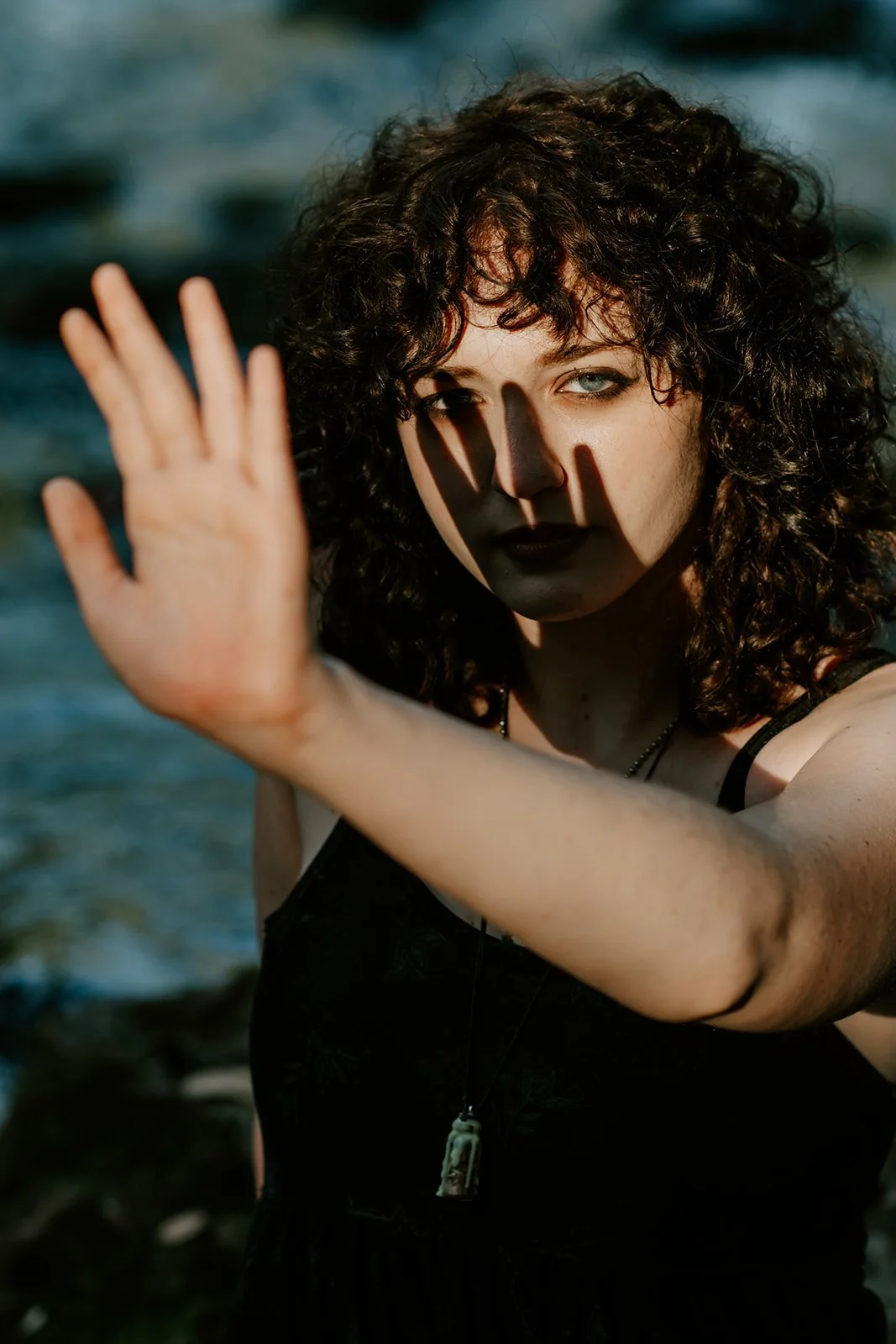 witchy alternative high school senior session in tampa