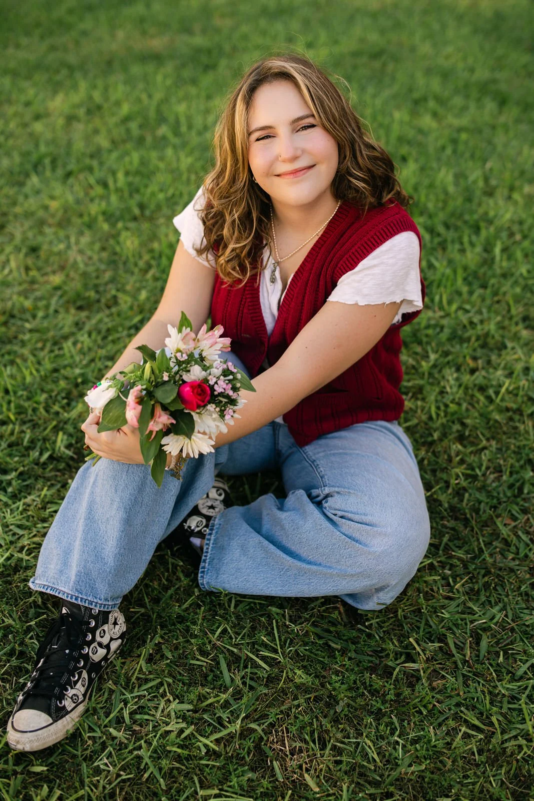 fun senior photos in sarasota