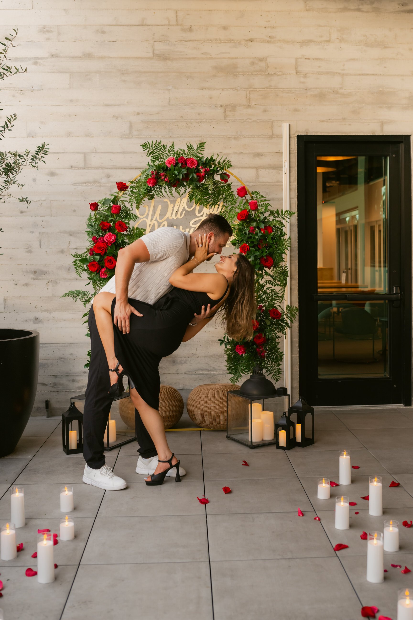 tampa proposal photography at hyde house