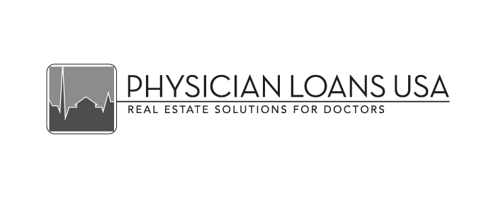 Logo for Physician Loans USA with the tagline "Real Estate Solutions for Doctors".