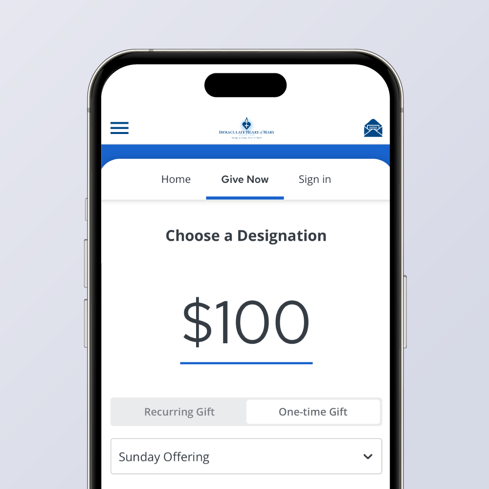 Loyalty within the mobile app to encourage donations.