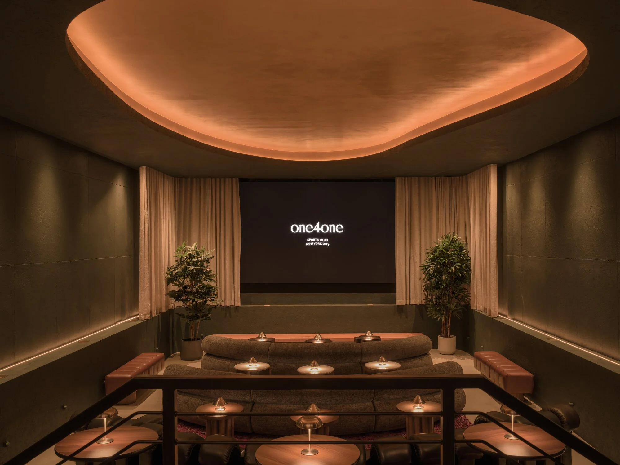 LED wall viewing area