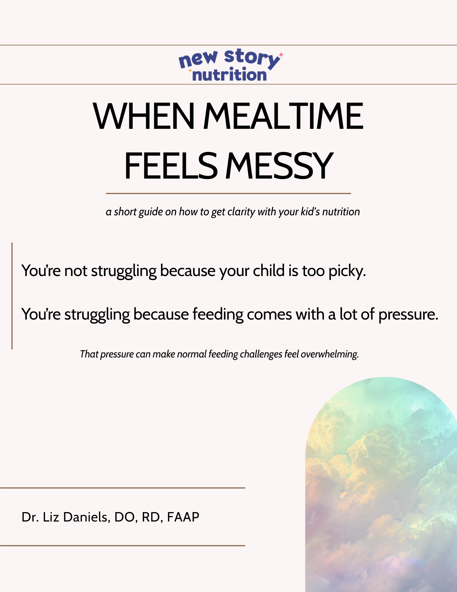 When Mealtime Feels Messy