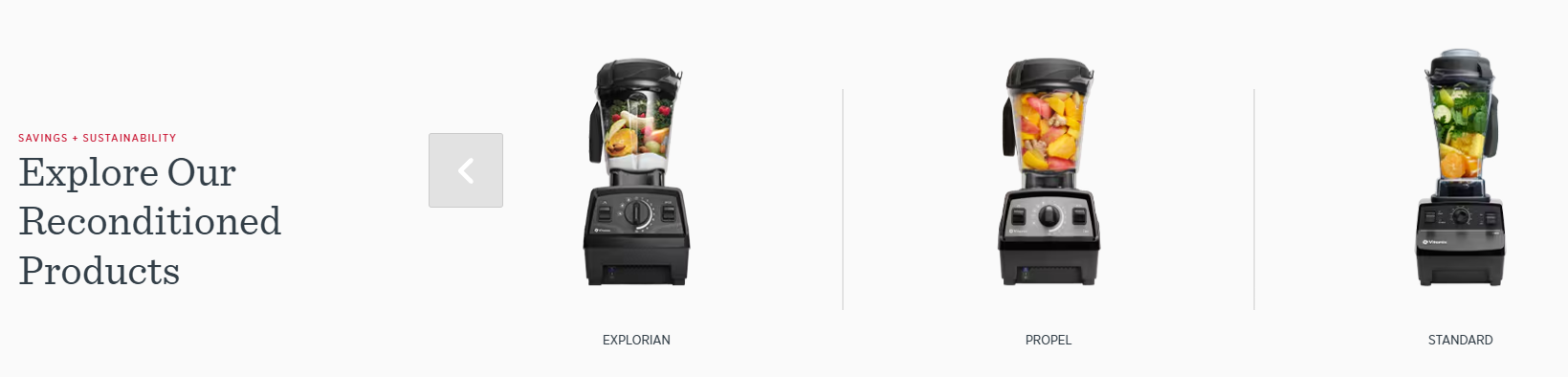 vitamix refurbished blenders