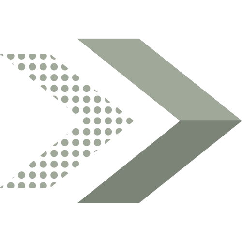 Two stylized arrows pointing to the right, one with dotted pattern and the other solid, on a black background.
