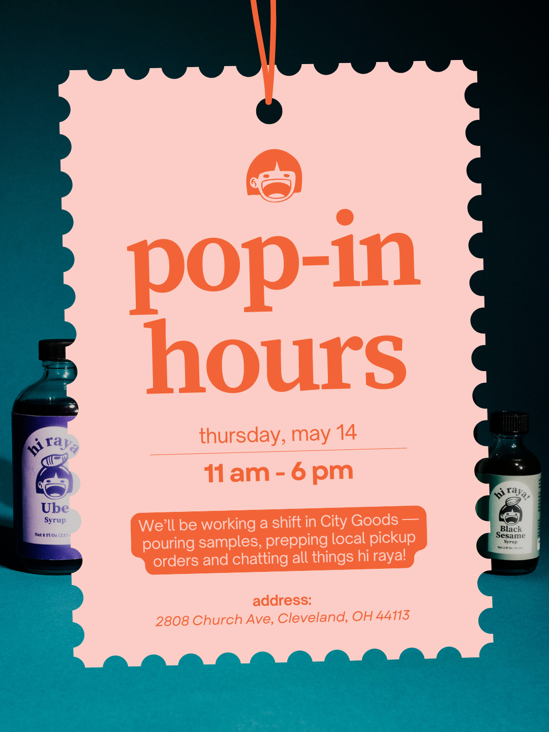 hi raya! pop-in hours