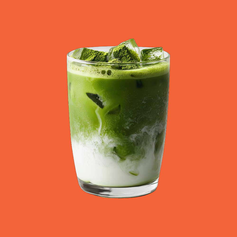 iced matcha latte