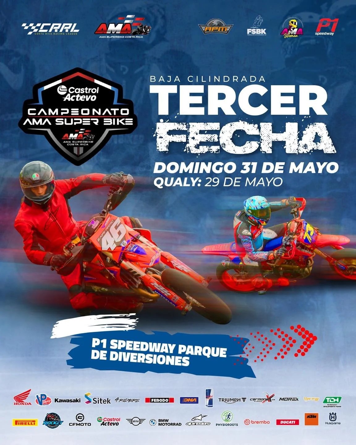 AMA Superbike Castrol Actevo promete adrenalina total en P1 Speedway