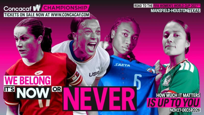 Calendario del Concacaf W Championship 2026: La Sele Femenina debutará ante Jamaica