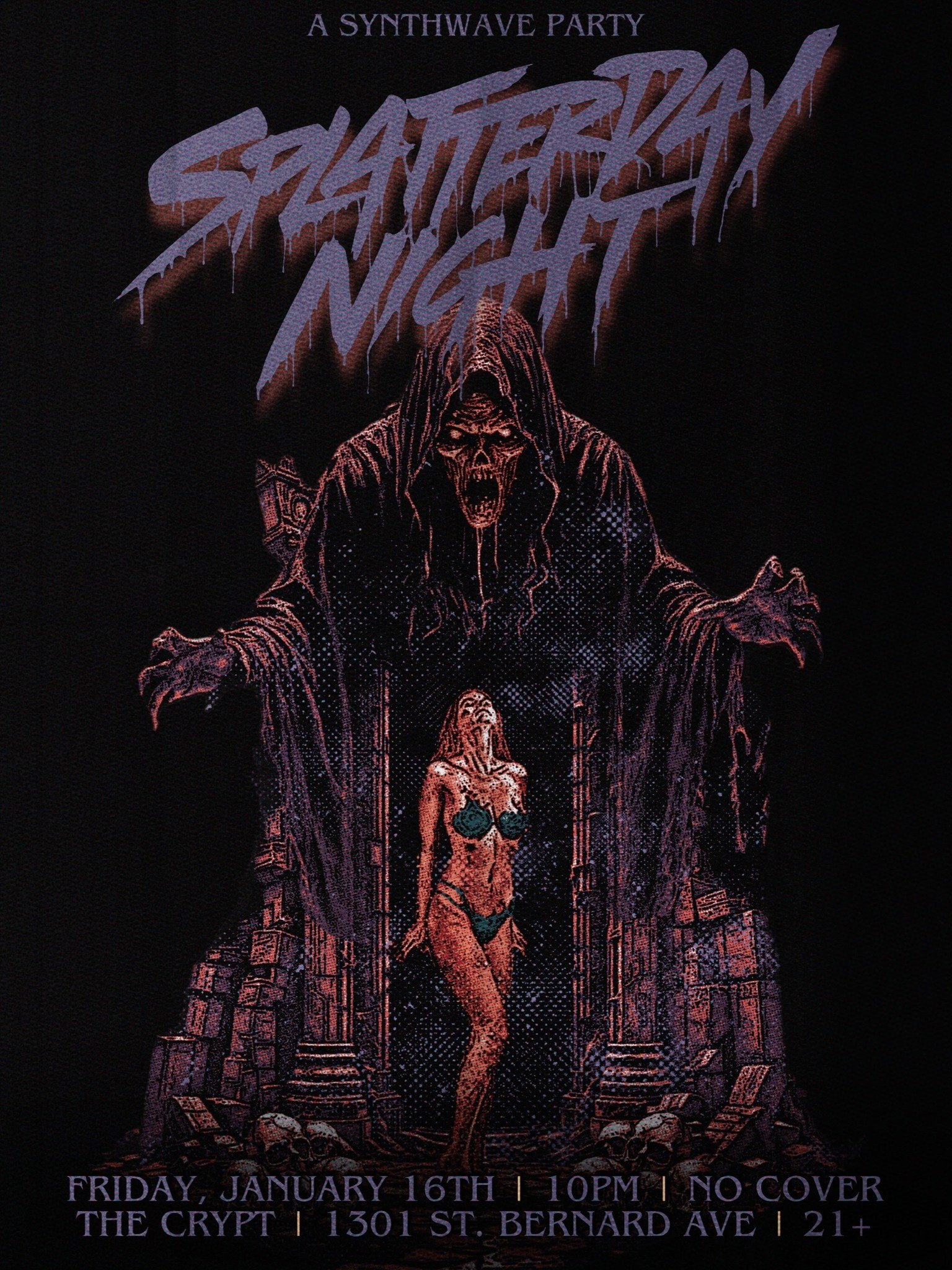 Splatterday Night [A Synthwave Party]