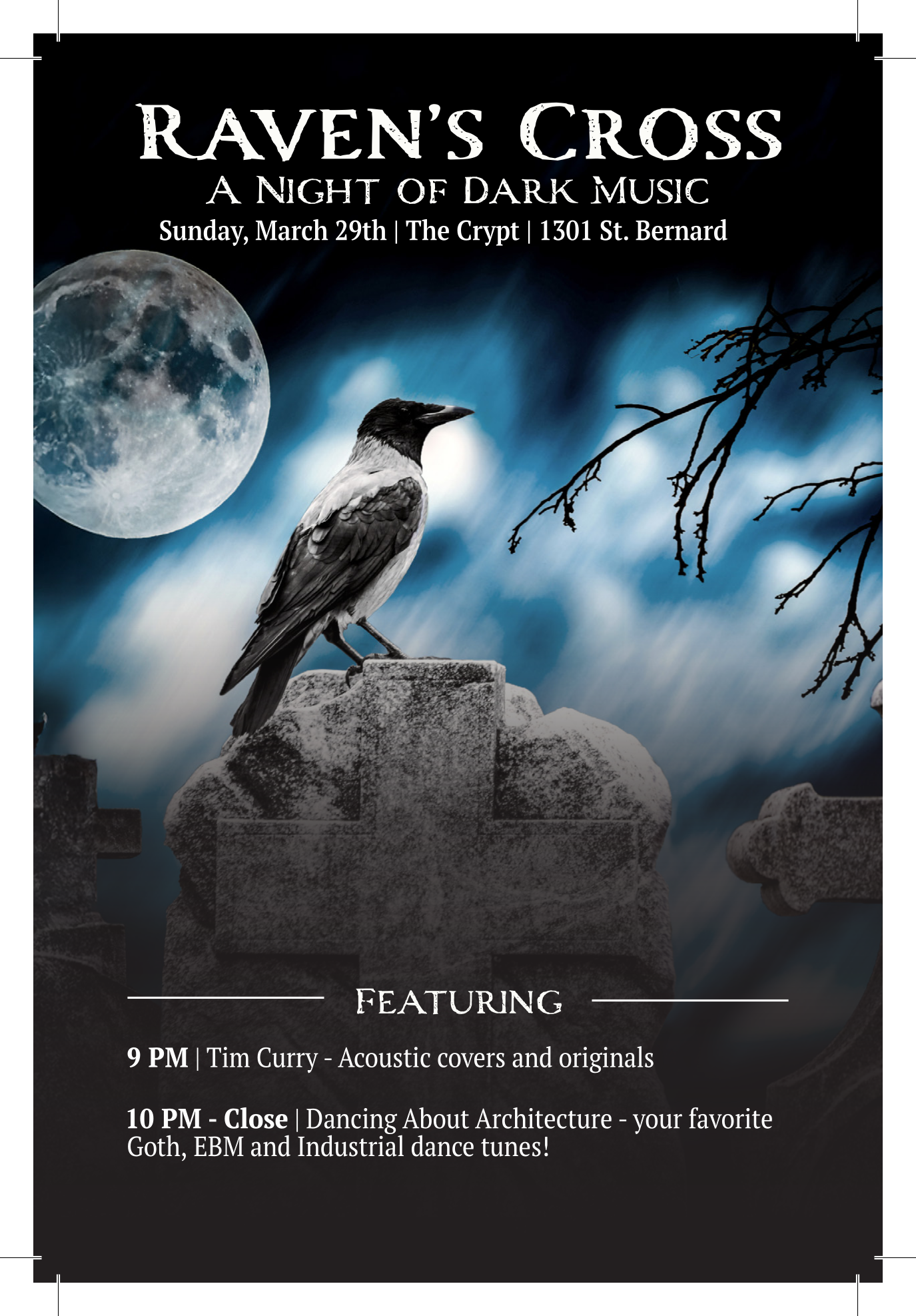 Raven's Cross: A Night of Dark Music