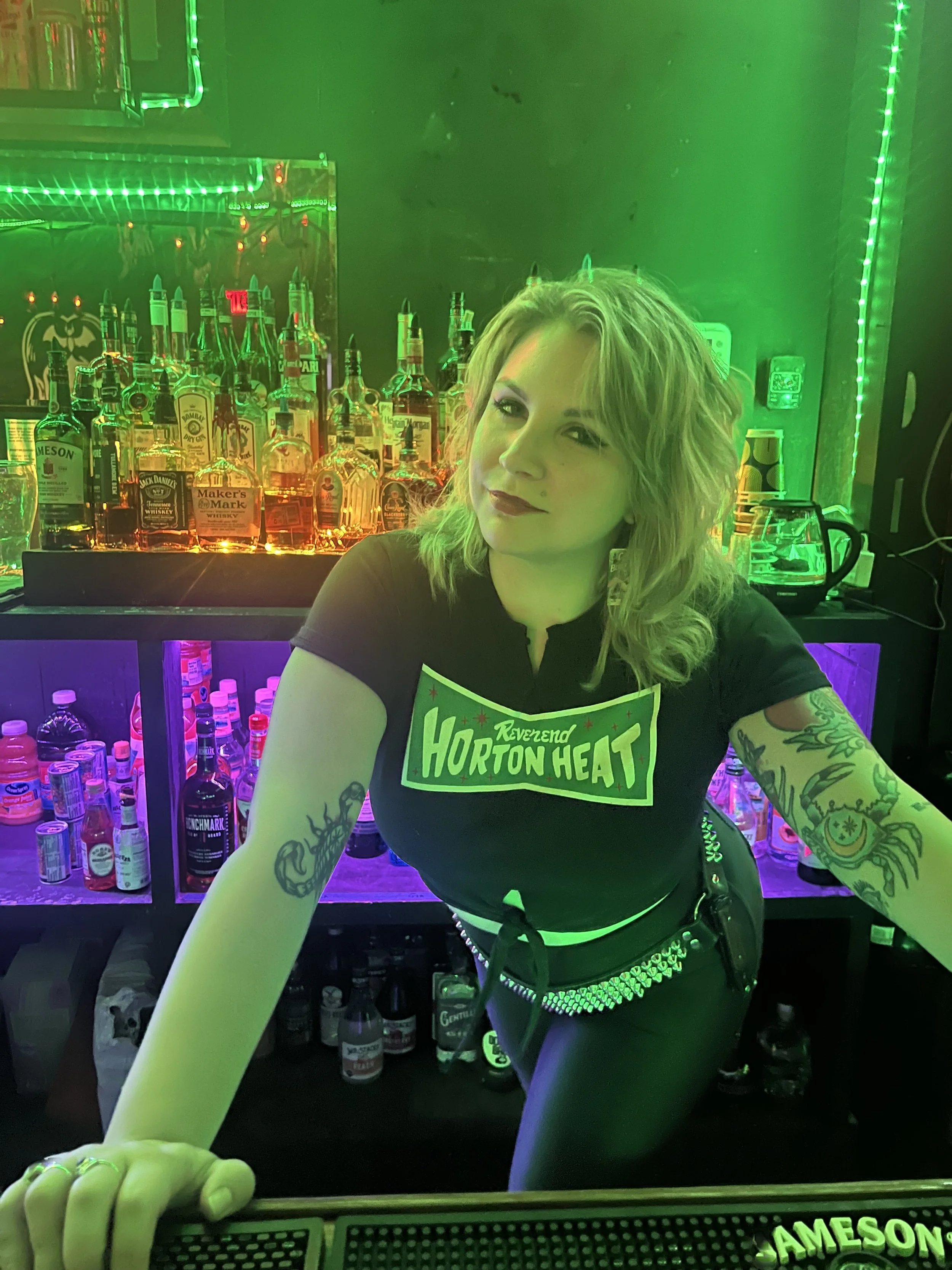 Lexi, bartender of the crypt in new orleans